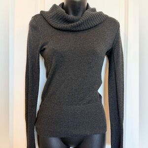 🔴Ann Taylor Gray Cowl Neck Sweater XXSP